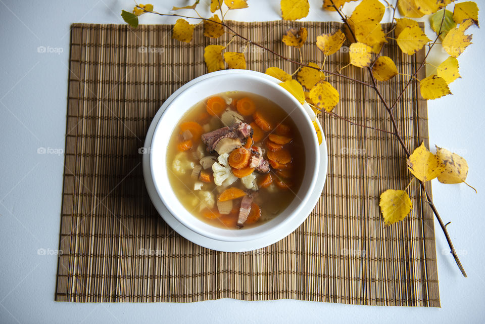 Mushrooms soup