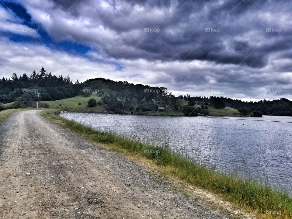 Pathway Across the Dam