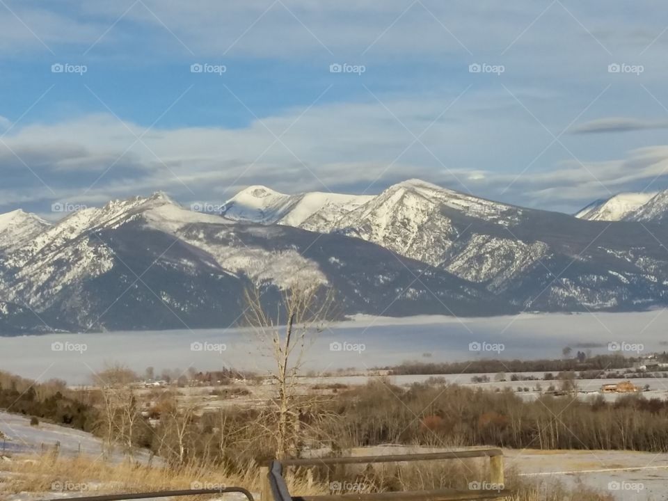 Winter morning in Montana