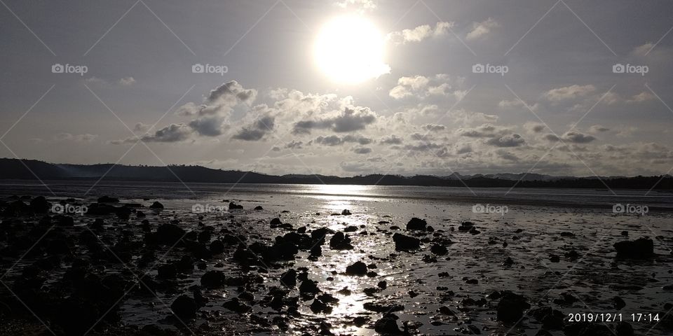 Sunset, Water, Beach, Sea, Sun