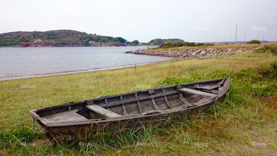 Old boat . Old boat