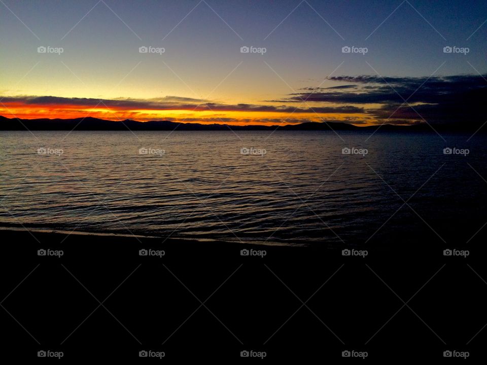 Lake Tahoe sunset