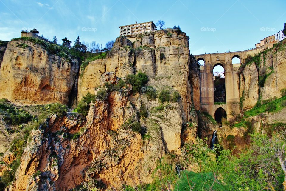 amazing gorge in south Spain. full of culture, history, and nature wows