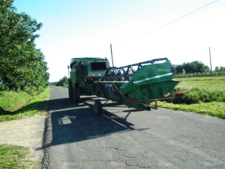 combine harvester