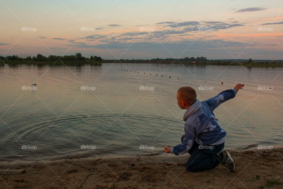 Playing child