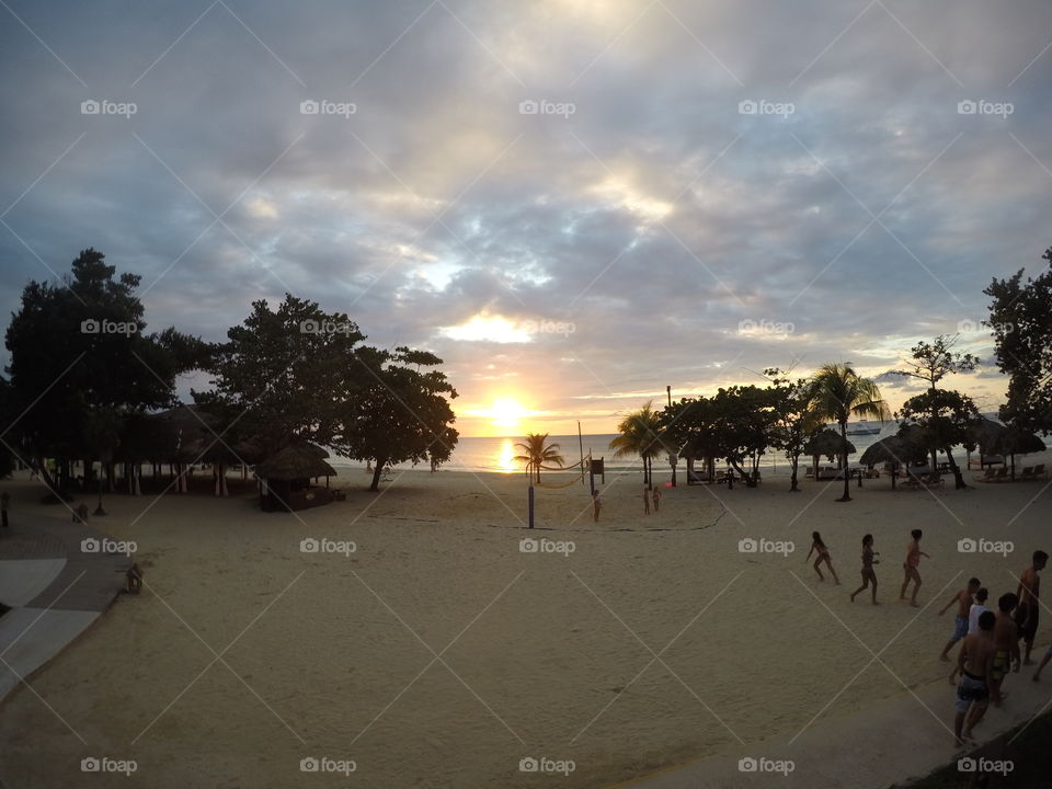 sunset in jamaica 2016