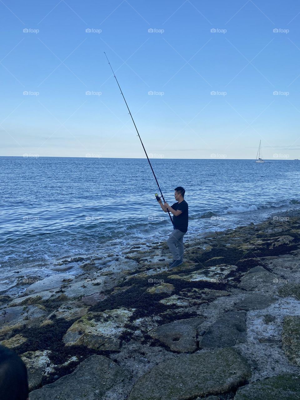 Seaside fishing