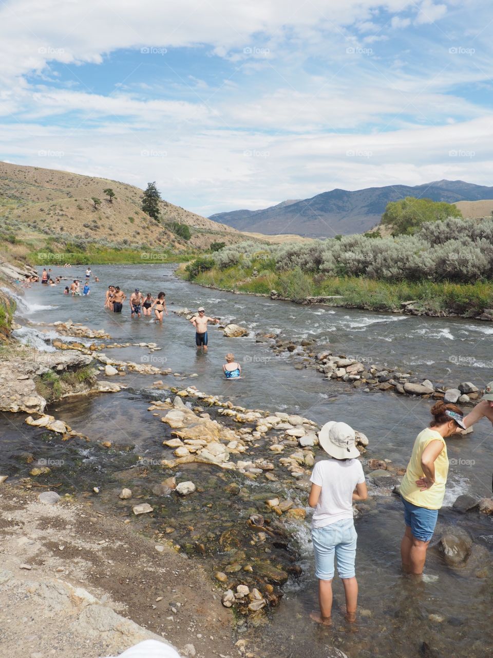 Boiling river 