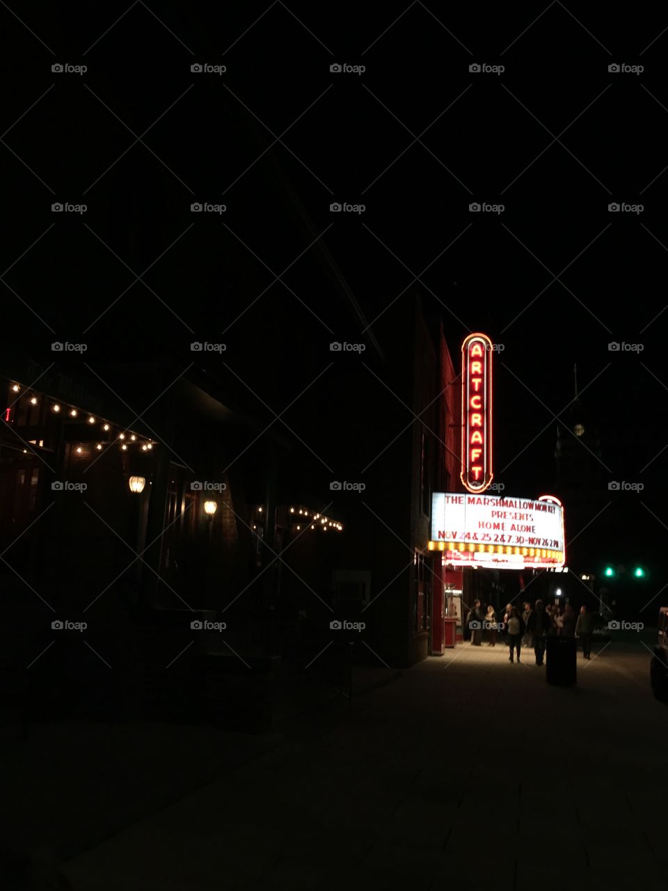 The original Home Alone showing at the historic Artcraft theatre, just in time for Christmas. 