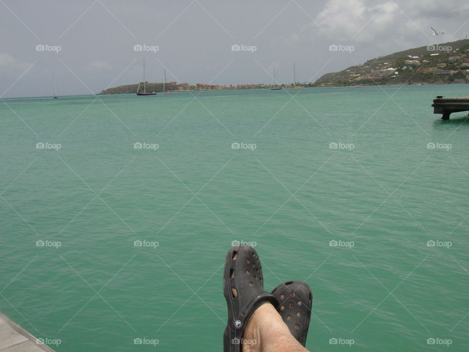 Relaxing on the Pier