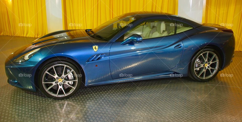 Blue Ferrari. Blue Ferrari