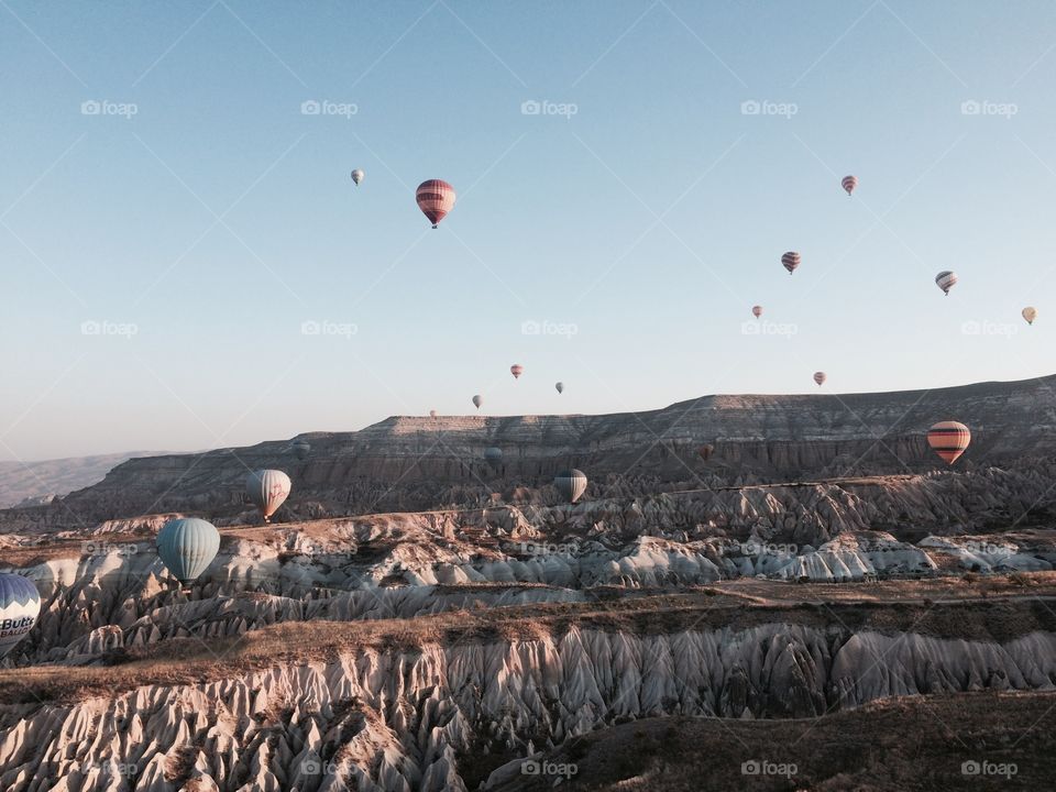 Hot Air Balloon in Cappadocia. Hot Air Balloon in Cappadocia

