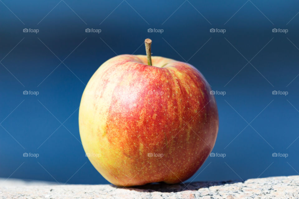 Delicious red yellow apple 