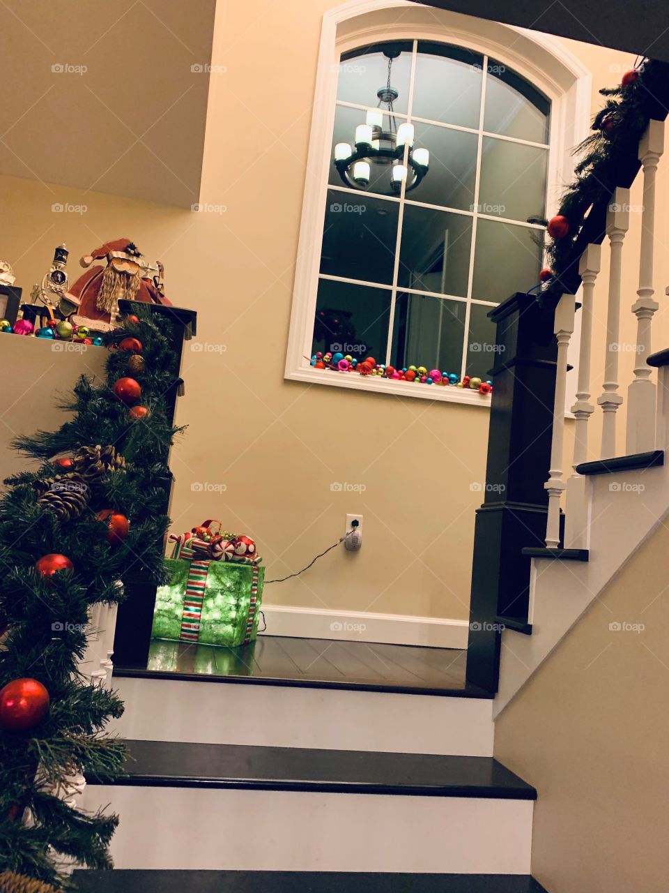 Christmas staircase 