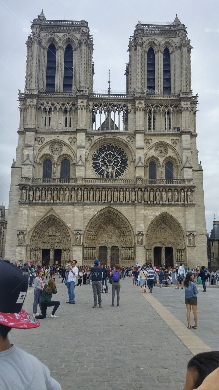 Notre Dame Cathedral Paris. Visiting Paris 2015