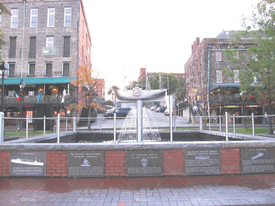 Fountain in Savanna Georgia