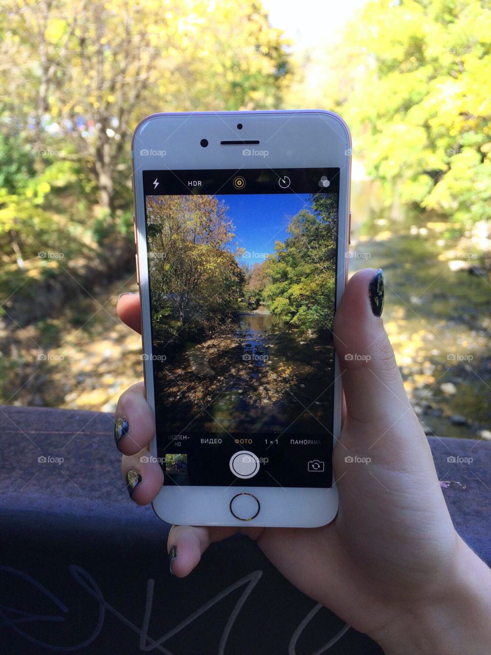 Potographer in action