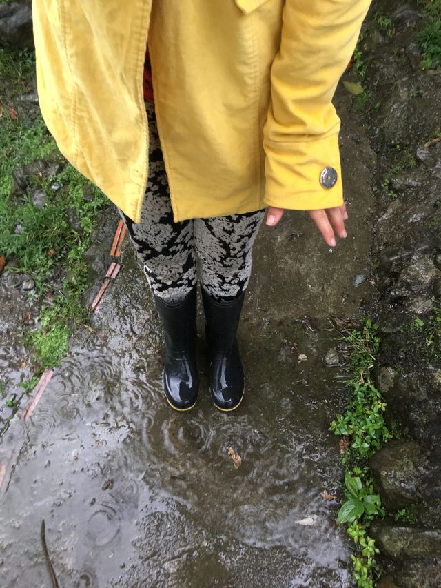 Yellow. Rain