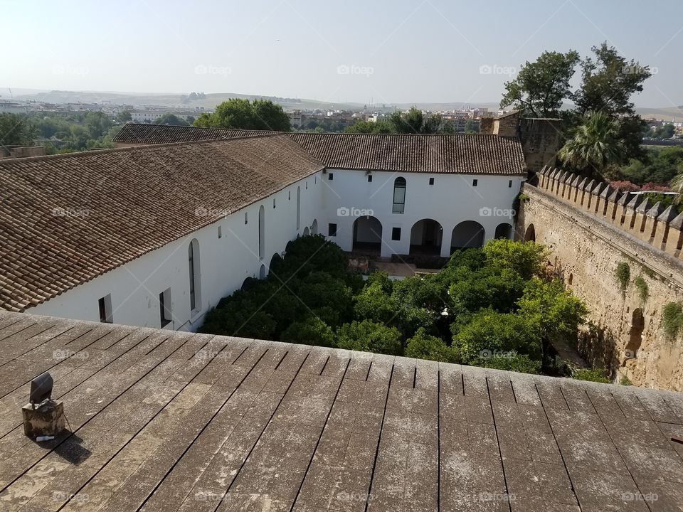 Roof and Tower view: Alcazar de los Reyes Cristianos