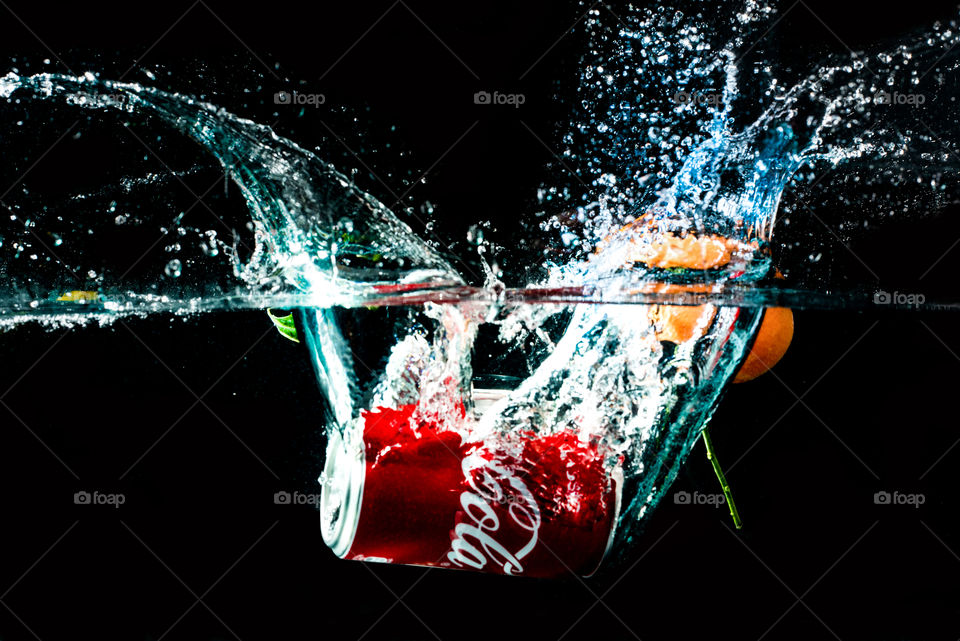 fresh, cold coca cola