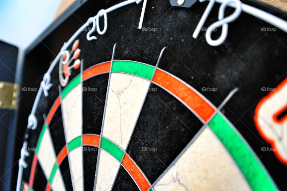 Darts close up 