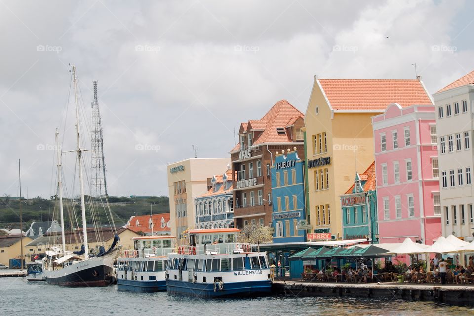 Arriving at the Port in Curaçao 