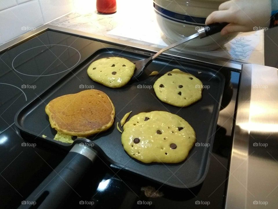 Grandpa's famous pancakes