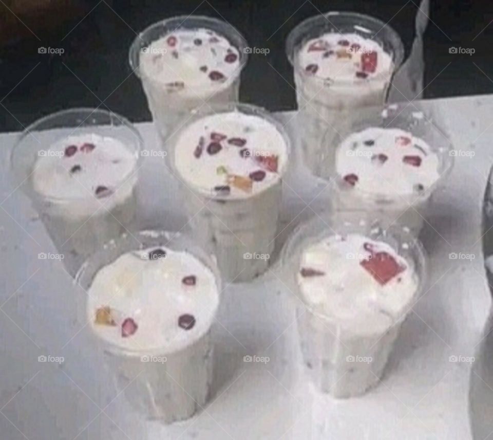 Delicious and nutritious lassi made from curd.
