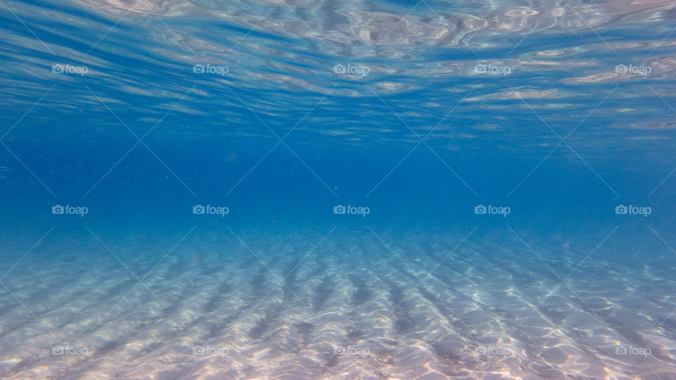 Underwater ripple pattern