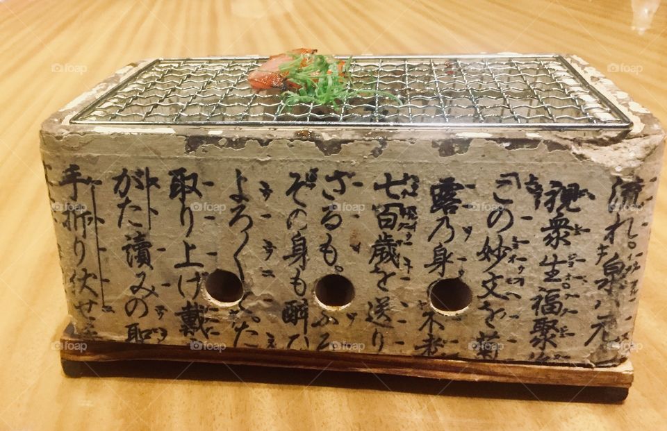 Fish fillet grilled in a special barbecue charcoal grill. There wasn’t much to it, but I think it’s more for the presentation and symbol according to Chinese tradition. Fine dining it is. Few mouthful was divine