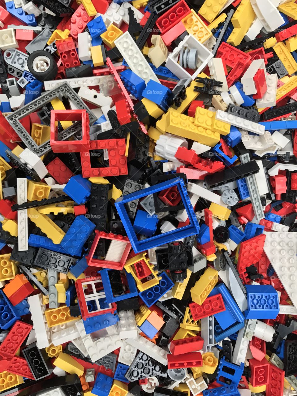 Lego colorful costructions