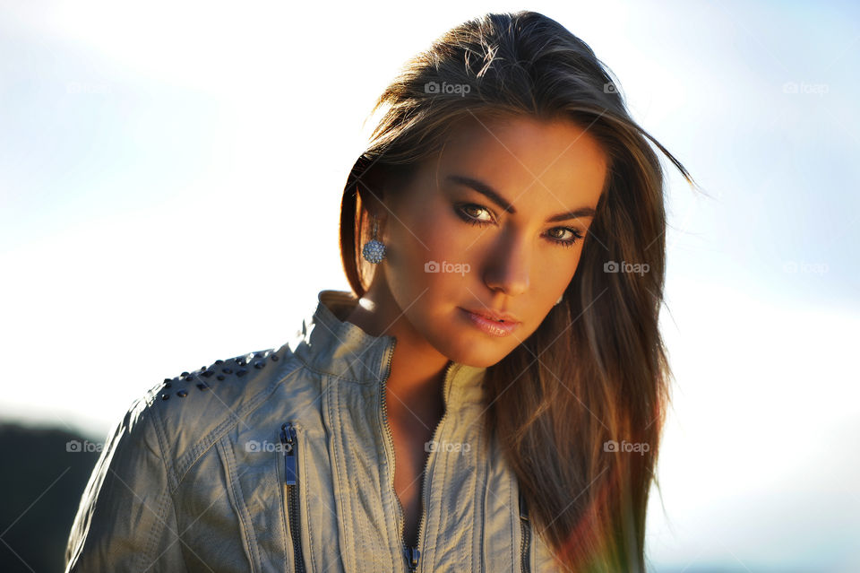 Portrait of a beautiful woman