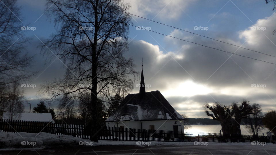 Church at Baltic sea