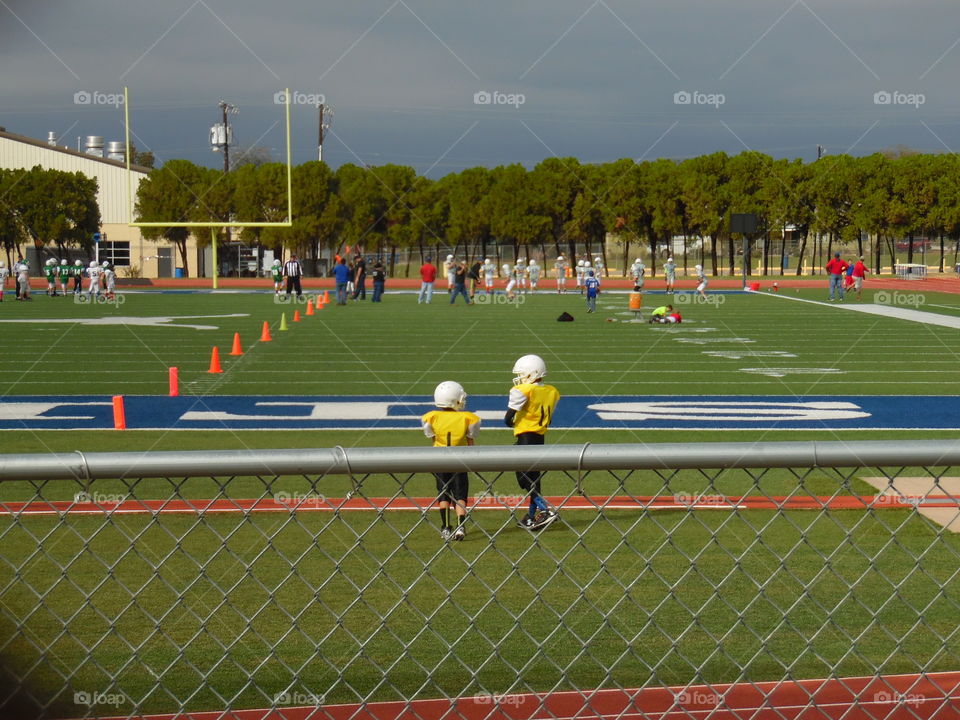 Pee wee football game