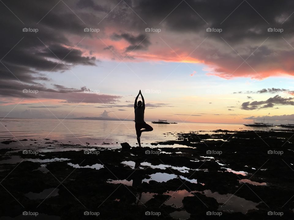 Sunset on Philippines