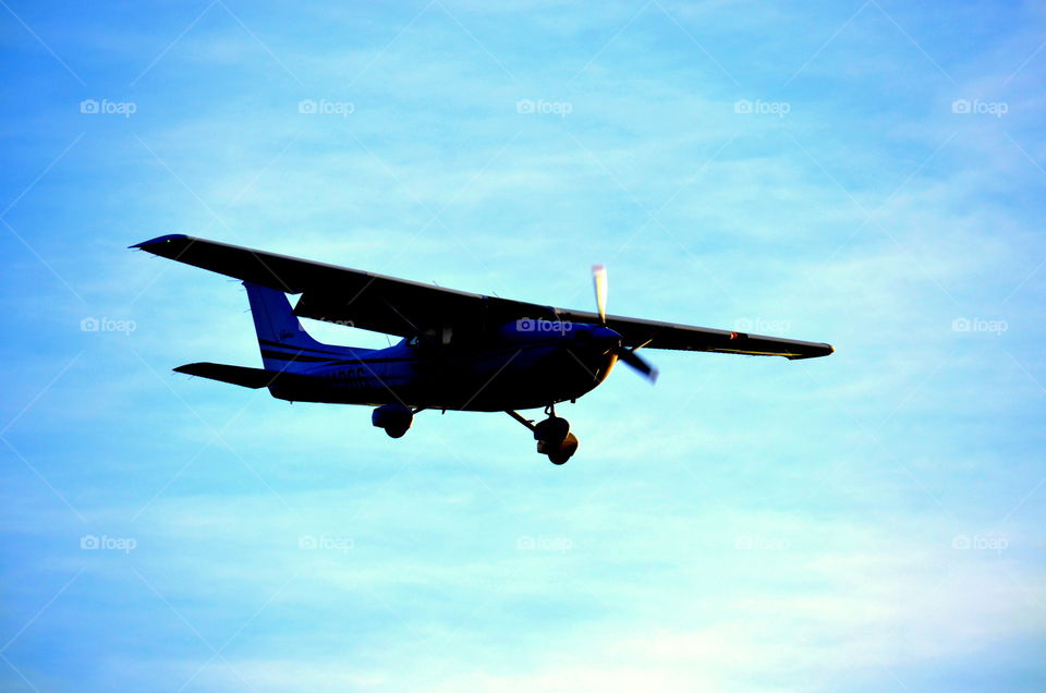 Airplane silhouette