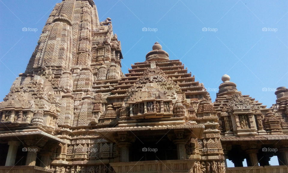 this is a most popular khajuraho temple in india....