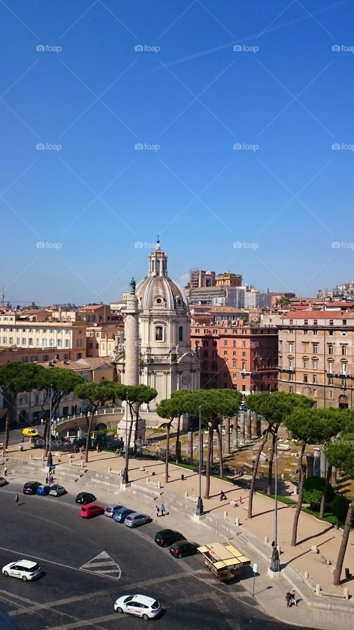 Rome. view from above