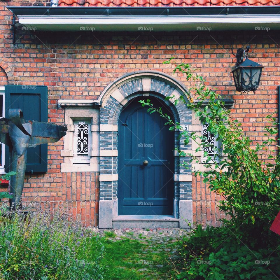 Door, House, Architecture, Doorway, Entrance