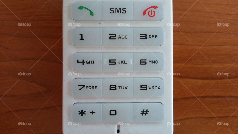 Phone keypad