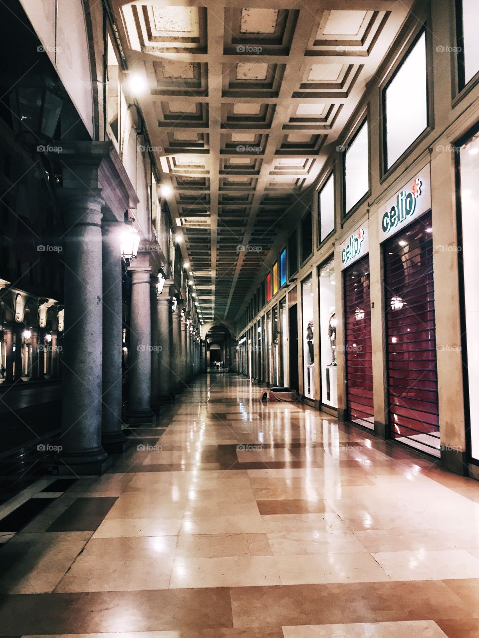 Empty streets of Turin