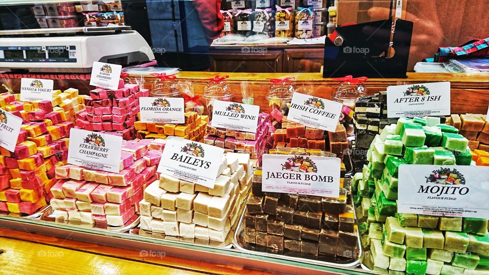 Fudge stall