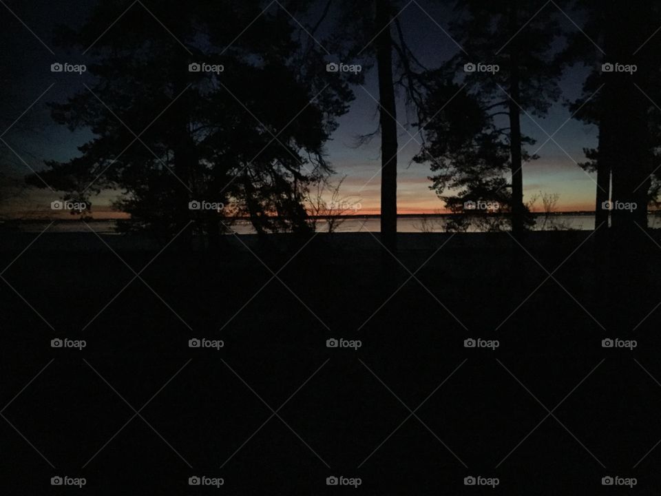 View over Kalmarsund, Sweden 