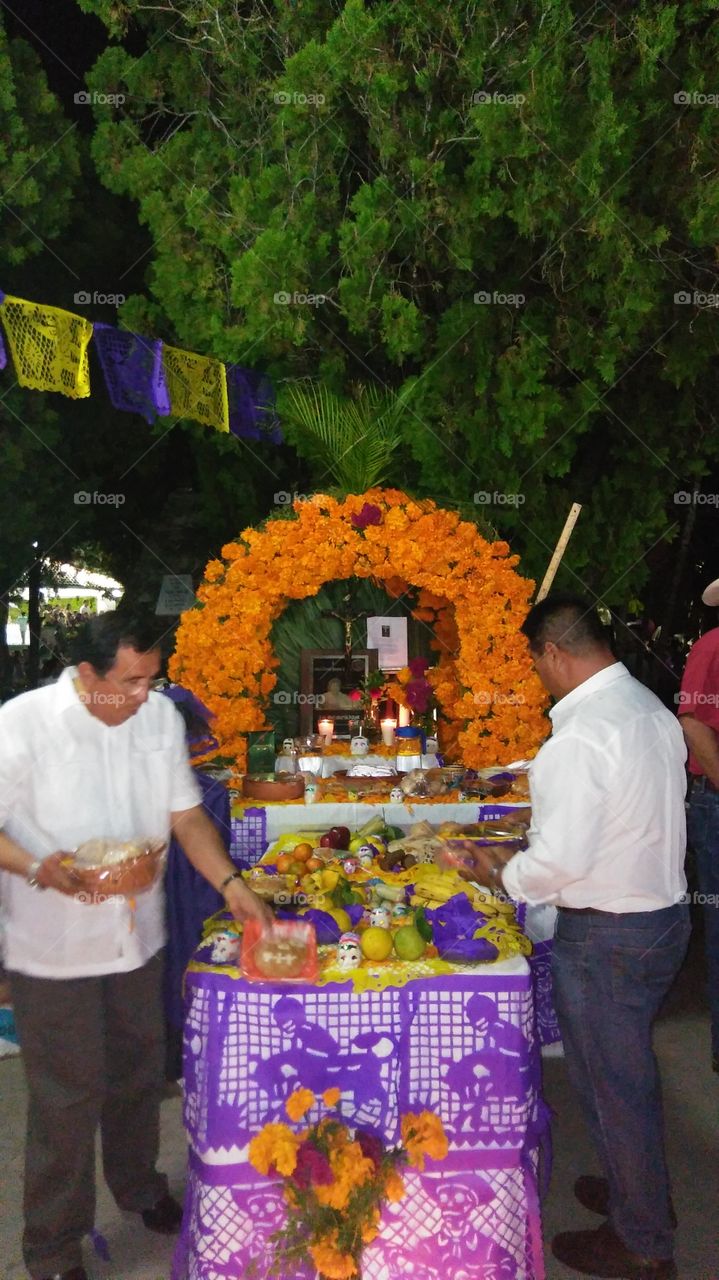 Preparativos altares