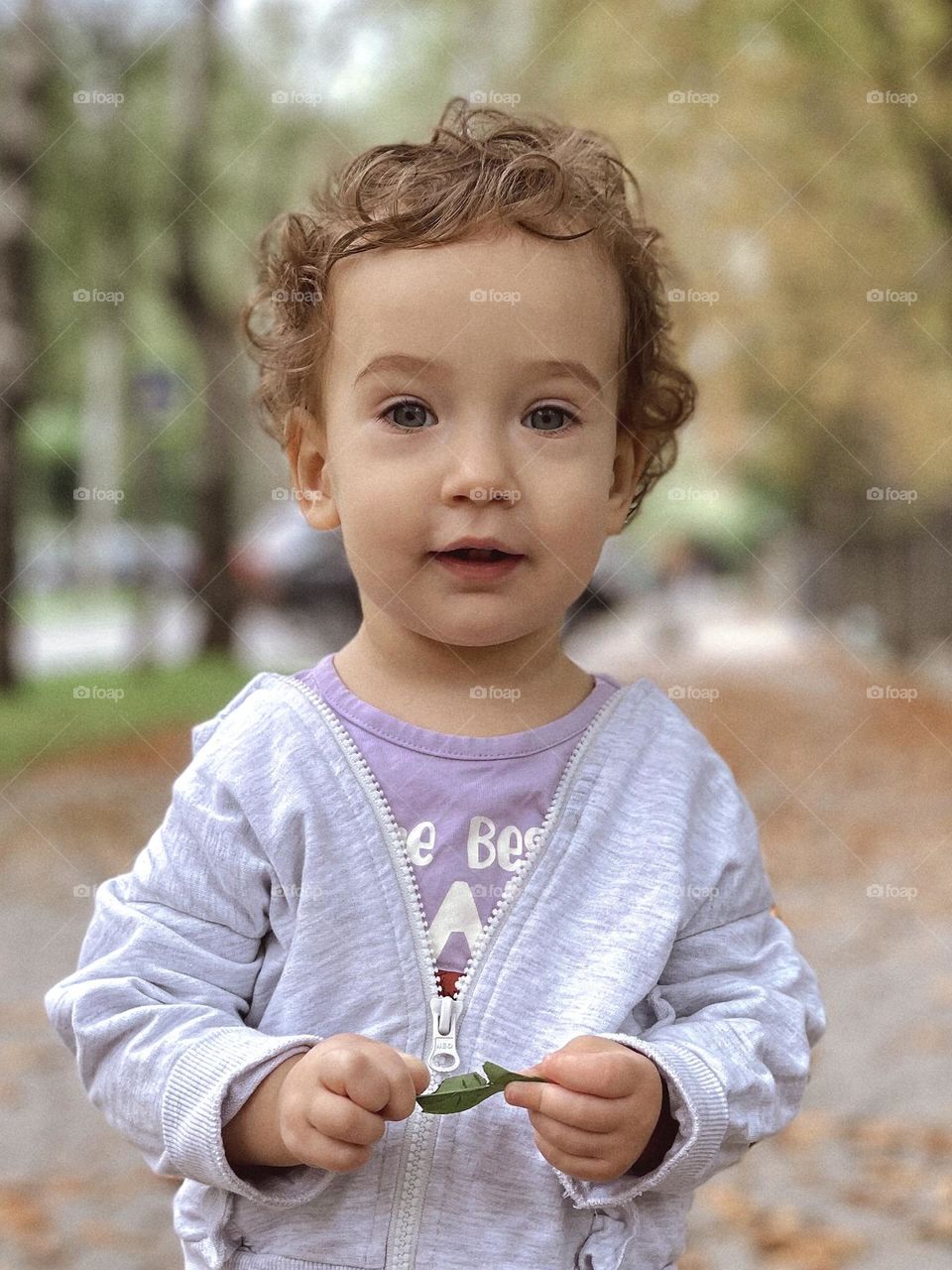 Beautiful baby girl portrait