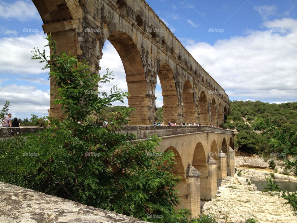 france roman provence pont by riverracer