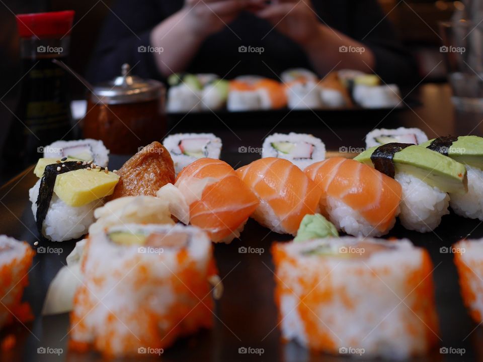 Sushi meal