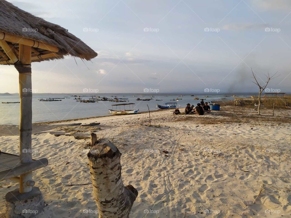 white Sandy Beach Lombok