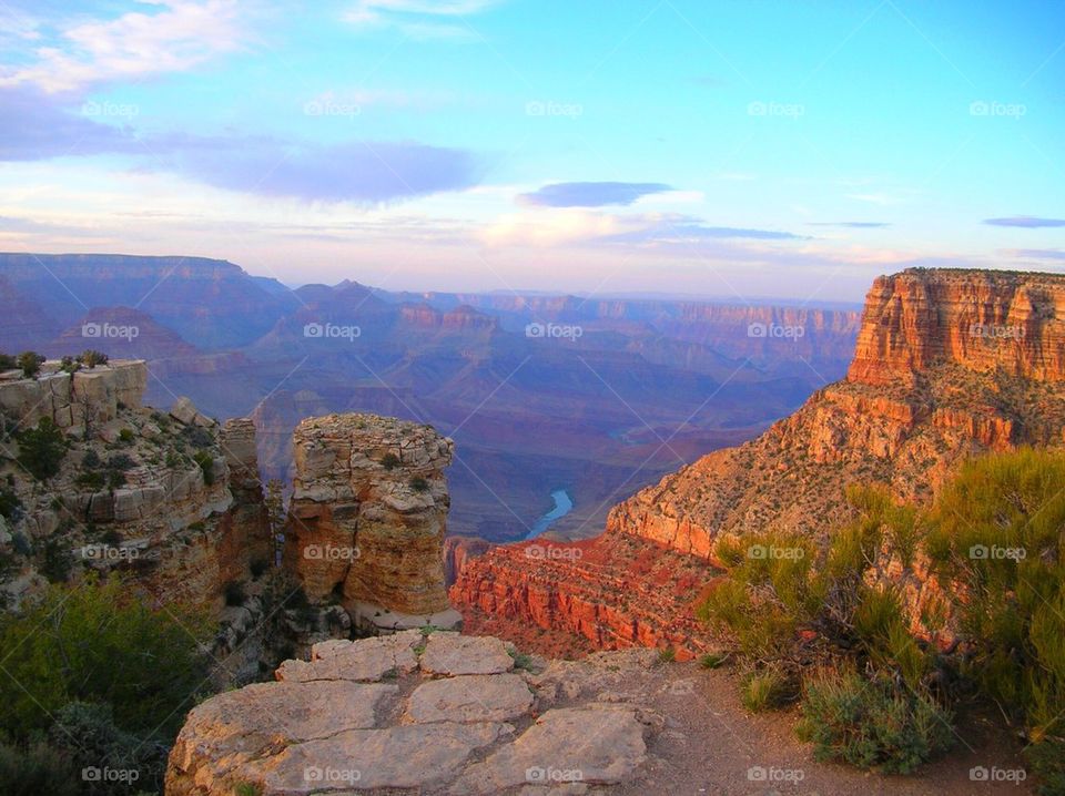 Scenic view of grand canyon