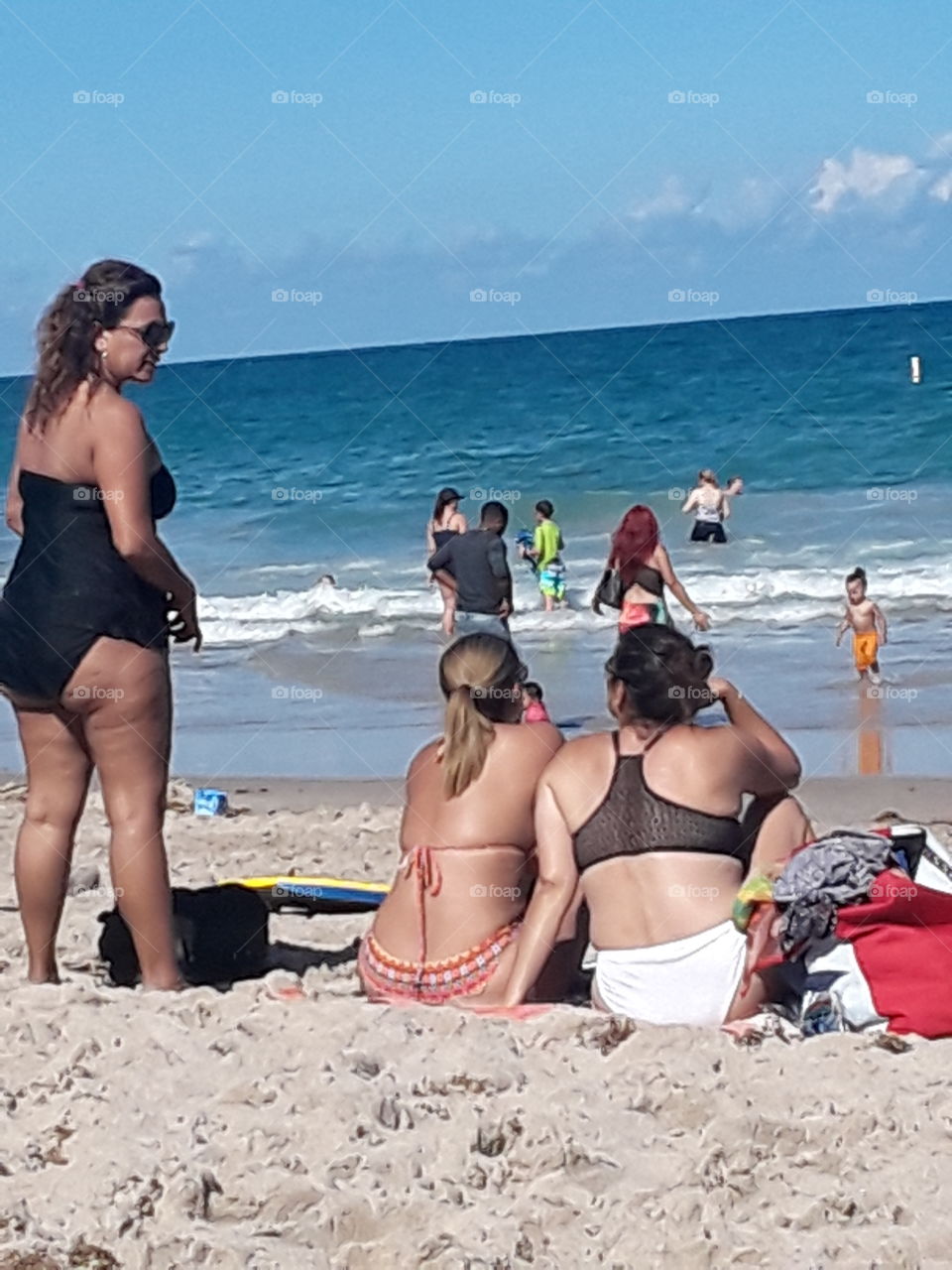 real woman at the Beach